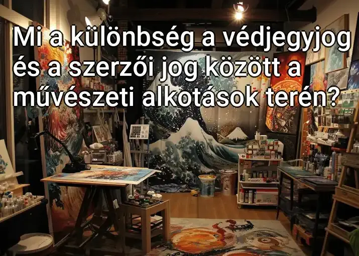 Mi a különbség a védjegyjog és a szerzői jog között a művészeti alkotások terén?