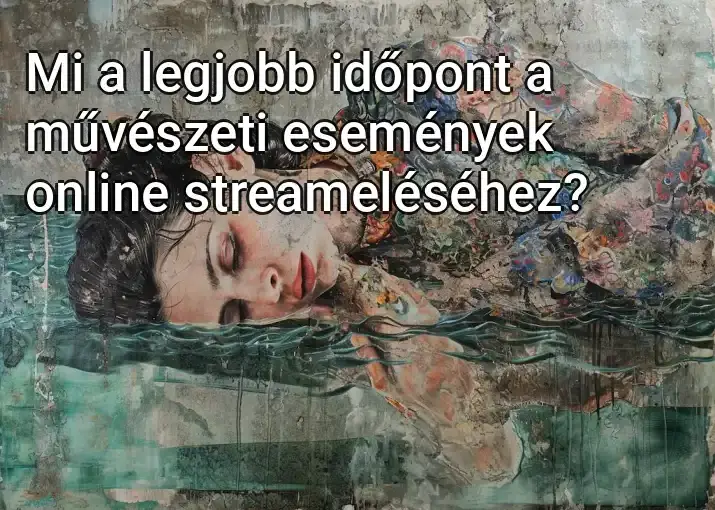 Mi a legjobb időpont a művészeti események online streameléséhez?