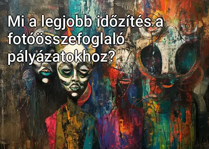 Mi a legjobb időzítés a fotóösszefoglaló pályázatokhoz?