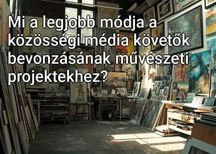 Mi a legjobb módja a közösségi média követők bevonzásának művészeti projektekhez?