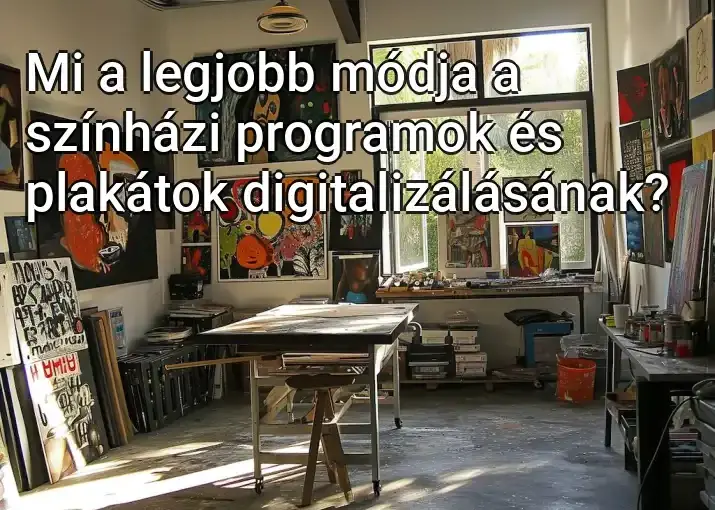 Mi a legjobb módja a színházi programok és plakátok digitalizálásának?