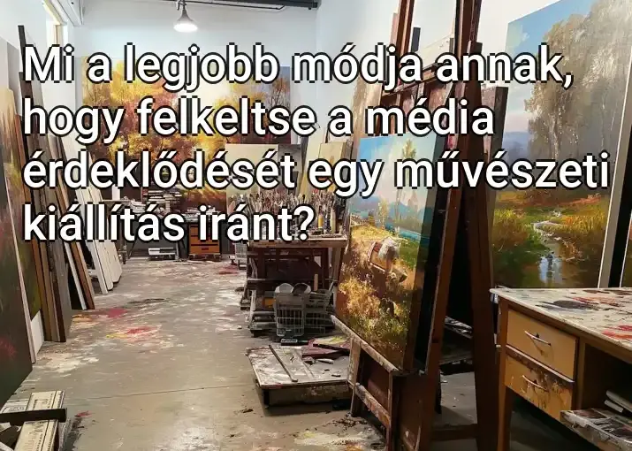 Mi a legjobb módja annak, hogy felkeltse a média érdeklődését egy művészeti kiállítás iránt?