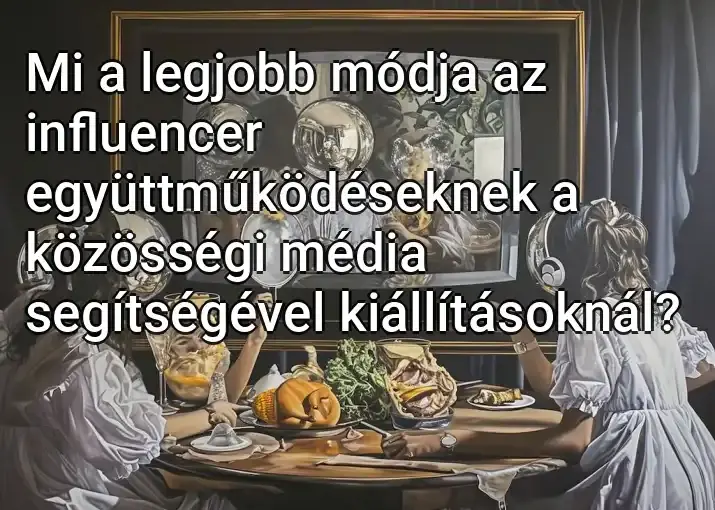 Mi a legjobb módja az influencer együttműködéseknek a közösségi média segítségével kiállításoknál?