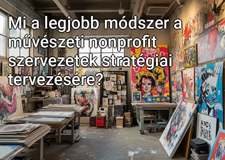 Mi a legjobb módszer a művészeti nonprofit szervezetek stratégiai tervezésére?