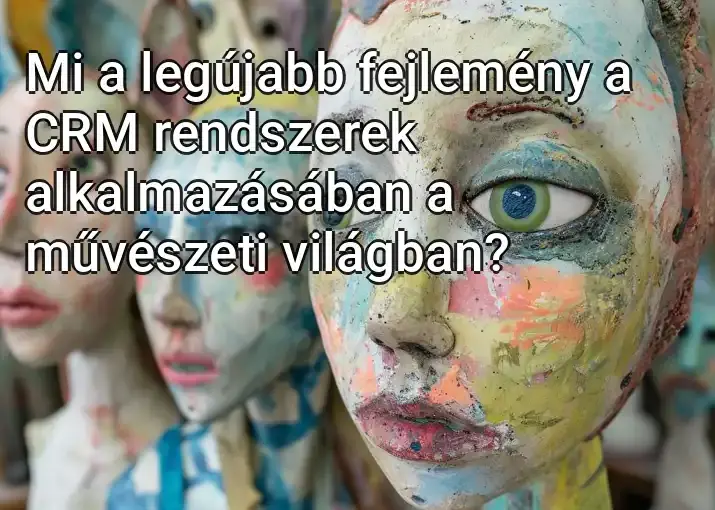 Mi a legújabb fejlemény a CRM rendszerek alkalmazásában a művészeti világban?