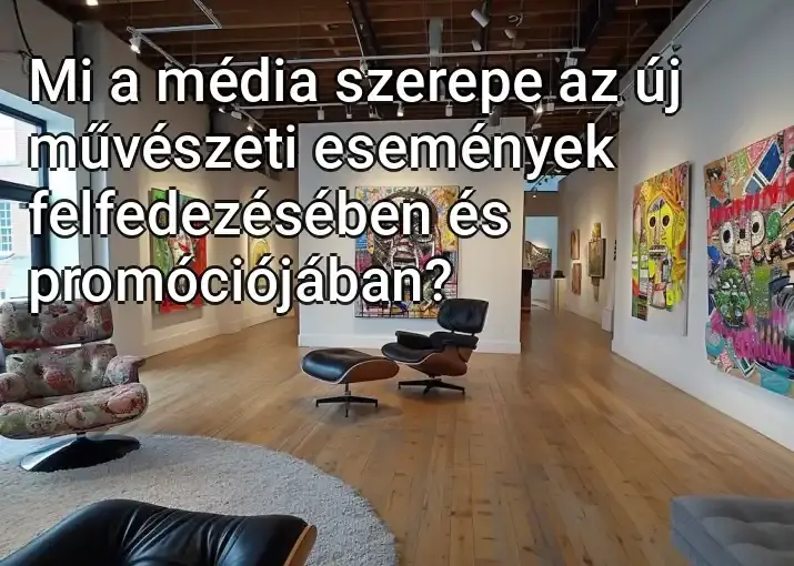 Mi a média szerepe az új művészeti események felfedezésében és promóciójában?