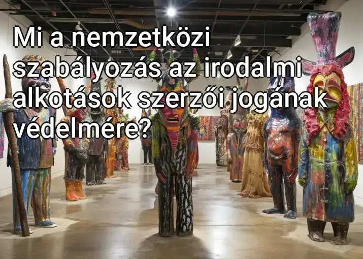 Mi a nemzetközi szabályozás az irodalmi alkotások szerzői jogának védelmére?