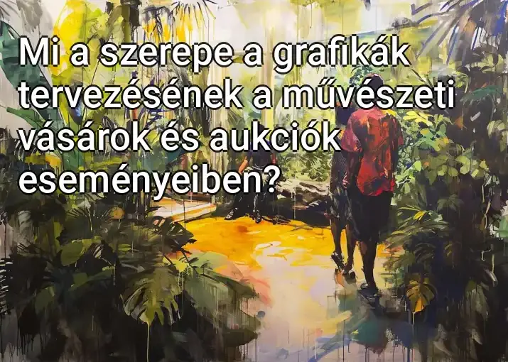 Mi a szerepe a grafikák tervezésének a művészeti vásárok és aukciók eseményeiben?