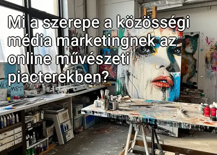 Mi a szerepe a közösségi média marketingnek az online művészeti piacterekben?