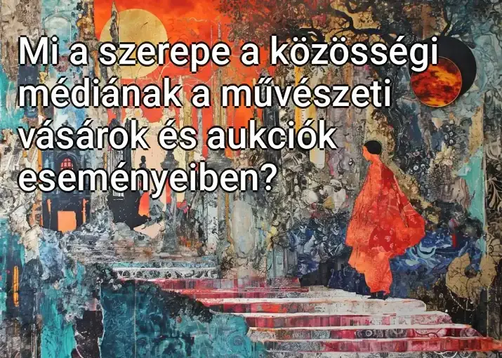 Mi a szerepe a közösségi médiának a művészeti vásárok és aukciók eseményeiben?