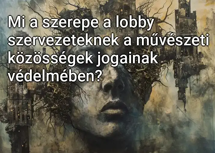 Mi a szerepe a lobby szervezeteknek a művészeti közösségek jogainak védelmében?