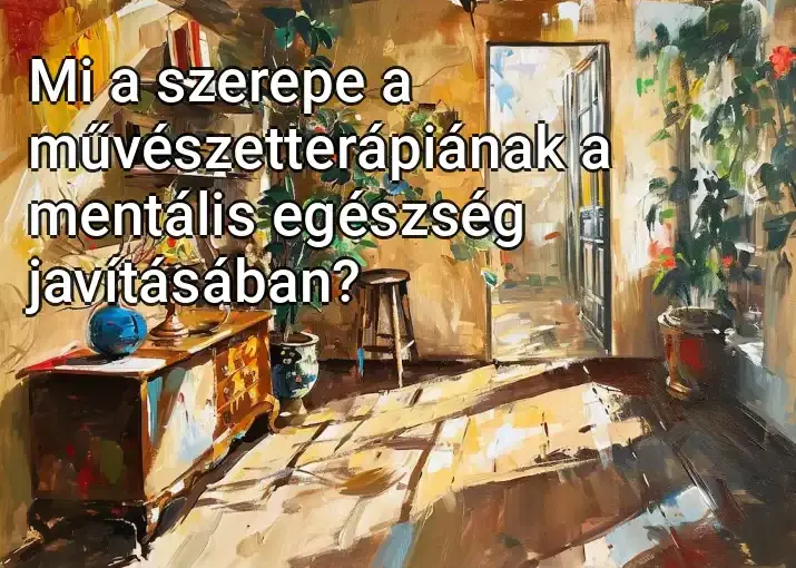 Mi a szerepe a művészetterápiának a mentális egészség javításában?