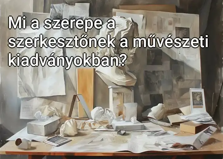 Mi a szerepe a szerkesztőnek a művészeti kiadványokban?