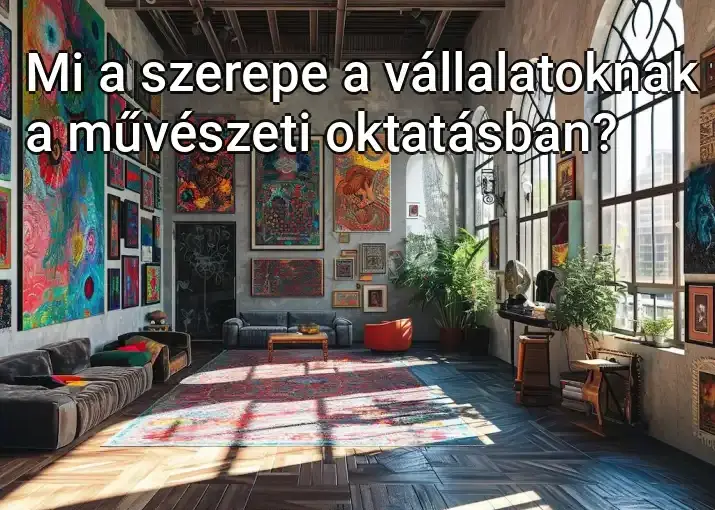 Mi a szerepe a vállalatoknak a művészeti oktatásban?