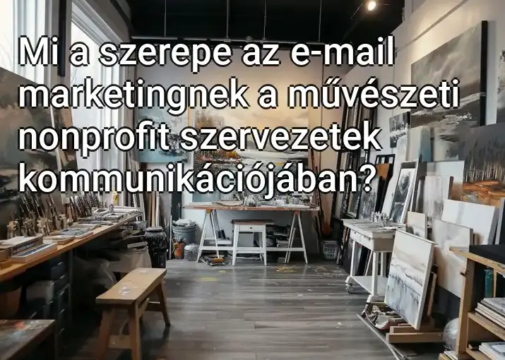 Mi a szerepe az e-mail marketingnek a művészeti nonprofit szervezetek kommunikációjában?