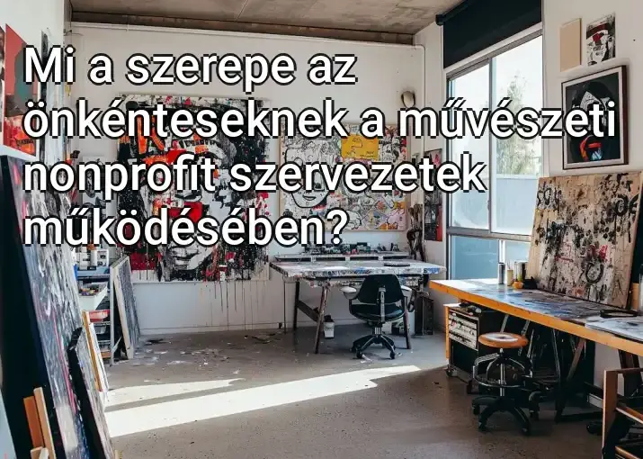 Mi a szerepe az önkénteseknek a művészeti nonprofit szervezetek működésében?