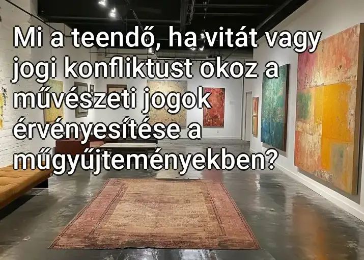 Mi a teendő, ha vitát vagy jogi konfliktust okoz a művészeti jogok érvényesítése a műgyűjteményekben?