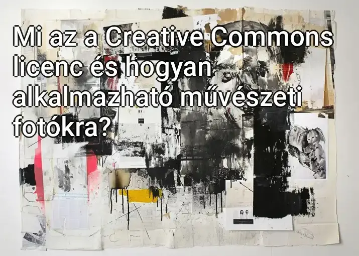 Mi az a Creative Commons licenc és hogyan alkalmazható művészeti fotókra?