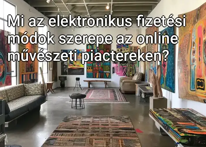 Mi az elektronikus fizetési módok szerepe az online művészeti piactereken?