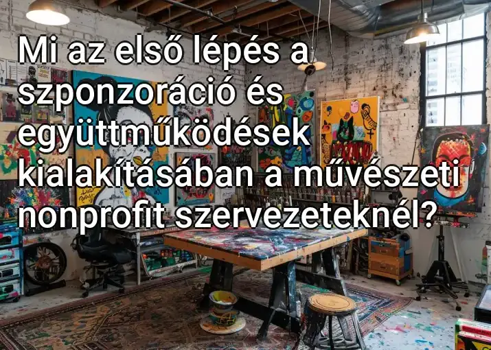 Mi az első lépés a szponzoráció és együttműködések kialakításában a művészeti nonprofit szervezeteknél?