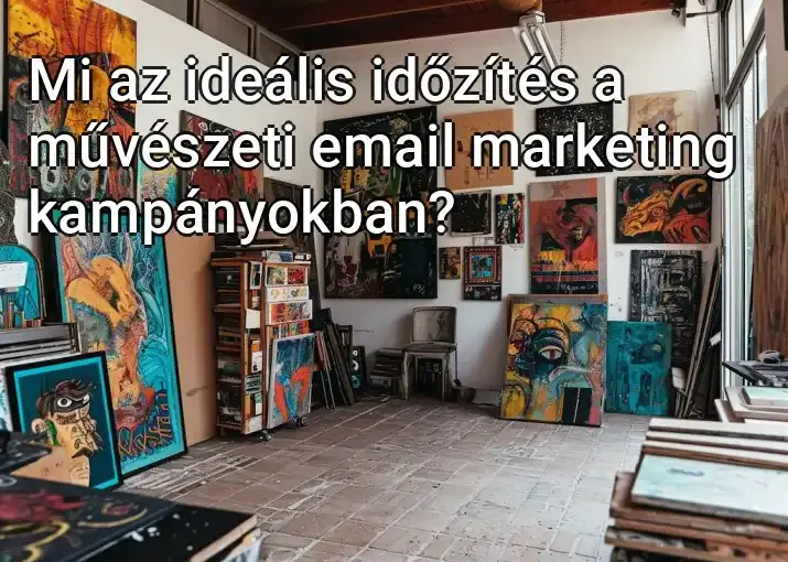 Mi az ideális időzítés a művészeti email marketing kampányokban?