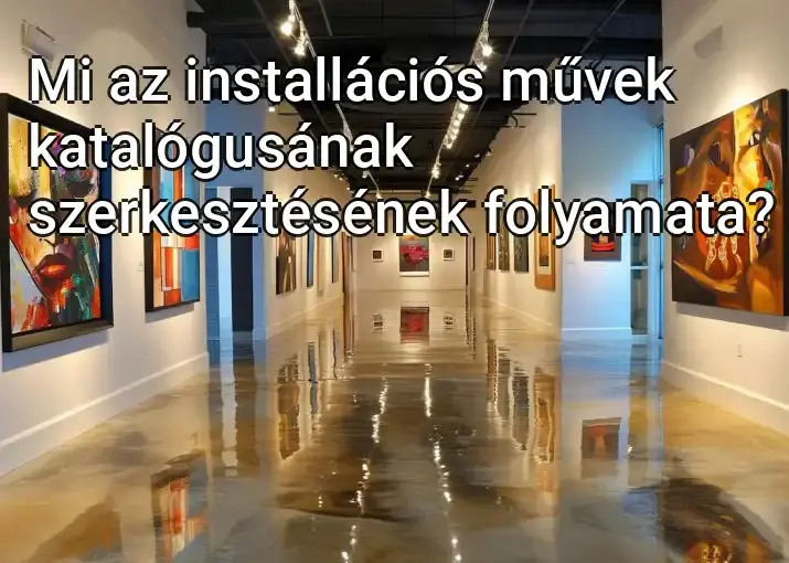 Mi az installációs művek katalógusának szerkesztésének folyamata?