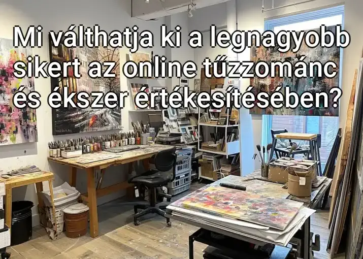 Mi válthatja ki a legnagyobb sikert az online tűzzománc és ékszer értékesítésében?