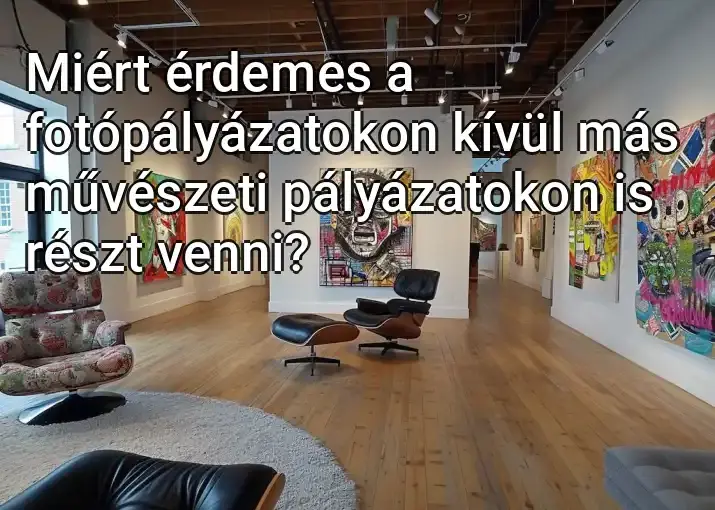 Miért érdemes a fotópályázatokon kívül más művészeti pályázatokon is részt venni?