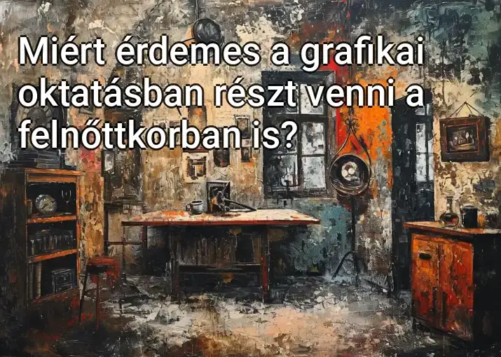 Miért érdemes a grafikai oktatásban részt venni a felnőttkorban is?