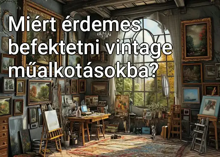 Miért érdemes befektetni vintage műalkotásokba?