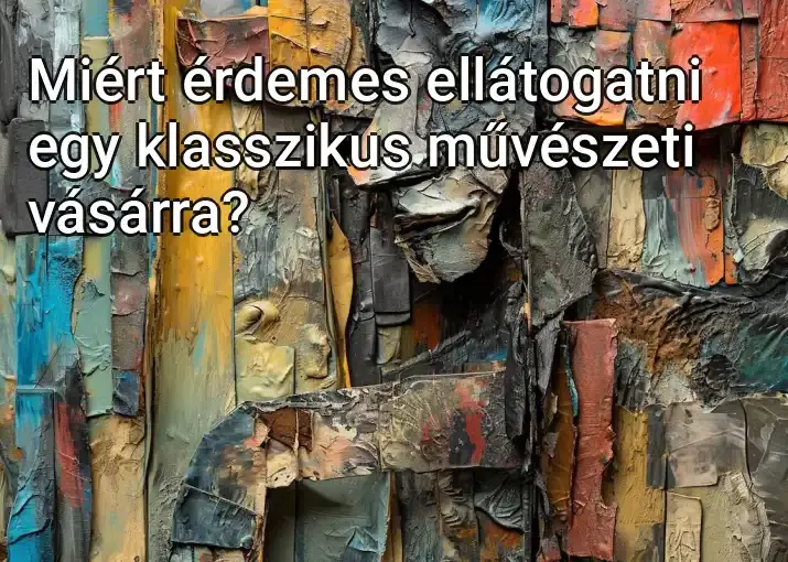 Miért érdemes ellátogatni egy klasszikus művészeti vásárra?