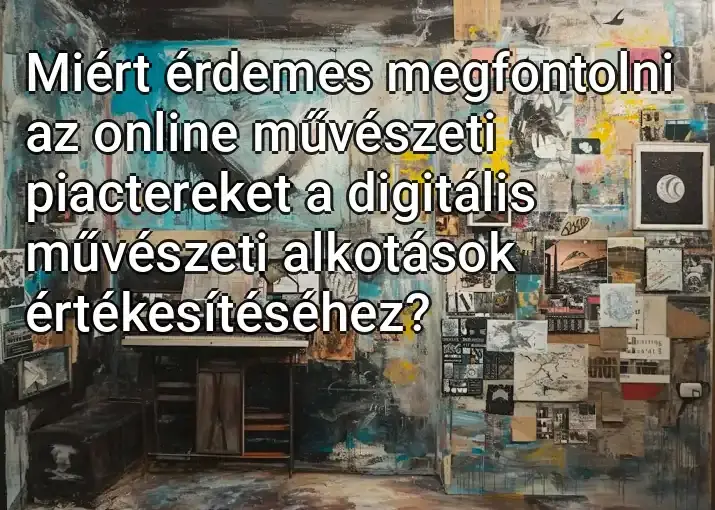 Miért érdemes megfontolni az online művészeti piactereket a digitális művészeti alkotások értékesítéséhez?