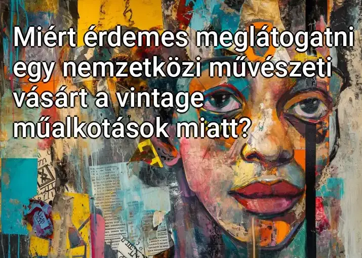 Miért érdemes meglátogatni egy nemzetközi művészeti vásárt a vintage műalkotások miatt?