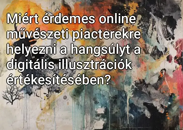 Miért érdemes online művészeti piacterekre helyezni a hangsúlyt a digitális illusztrációk értékesítésében?