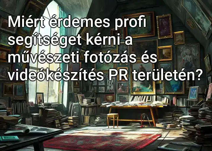 Miért érdemes profi segítséget kérni a művészeti fotózás és videókészítés PR területén?