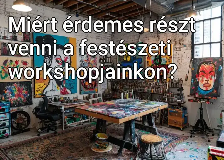 Miért érdemes részt venni a festészeti workshopjainkon?