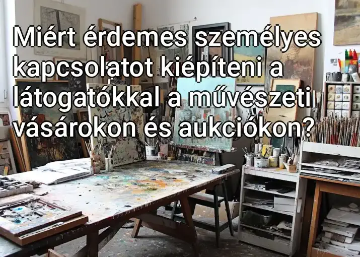 Miért érdemes személyes kapcsolatot kiépíteni a látogatókkal a művészeti vásárokon és aukciókon?