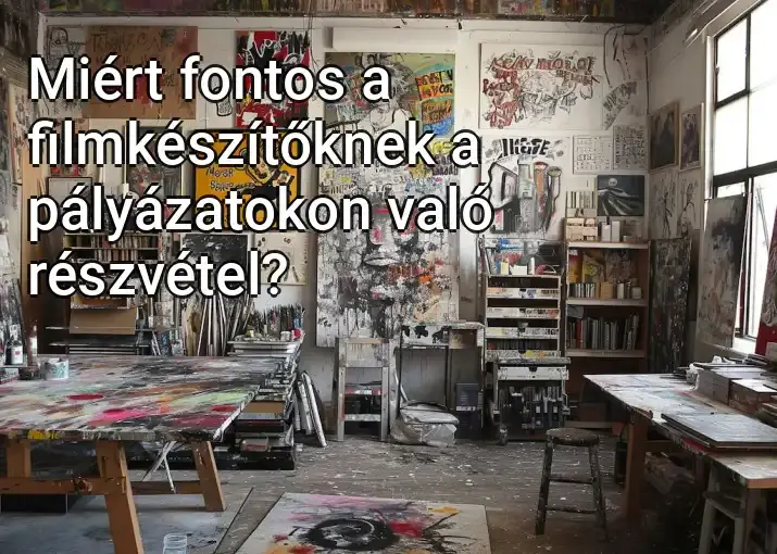 Miért fontos a filmkészítőknek a pályázatokon való részvétel?