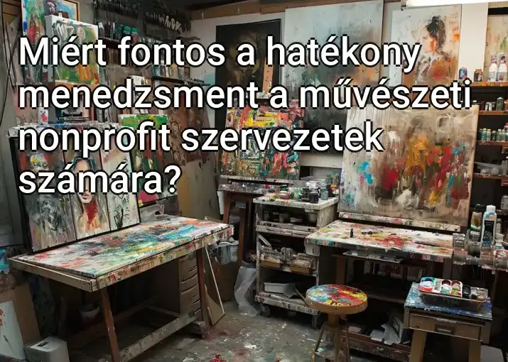 Miért fontos a hatékony menedzsment a művészeti nonprofit szervezetek számára?