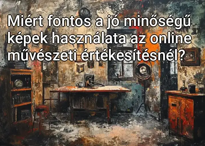 Miért fontos a jó minőségű képek használata az online művészeti értékesítésnél?