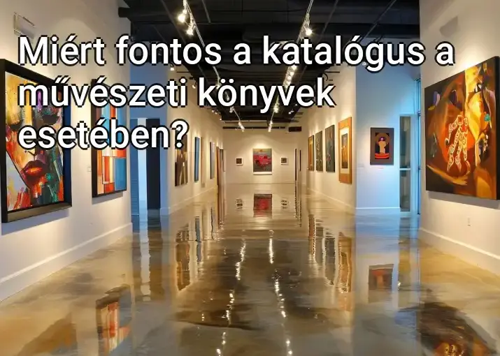 Miért fontos a katalógus a művészeti könyvek esetében?