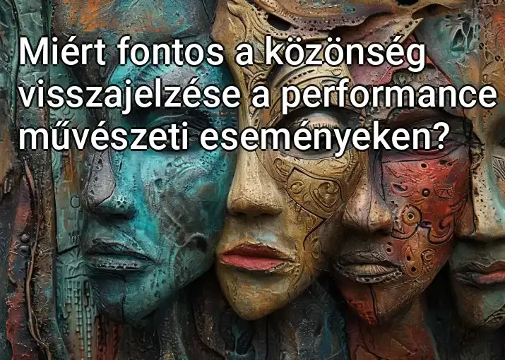 Miért fontos a közönség visszajelzése a performance művészeti eseményeken?