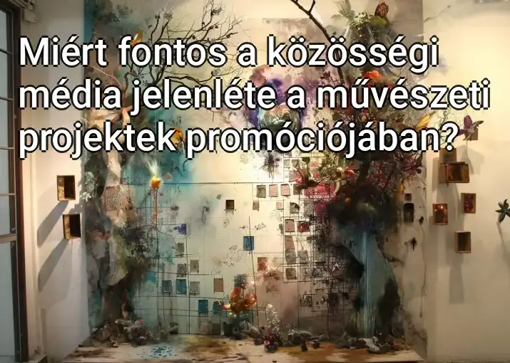 Miért fontos a közösségi média jelenléte a művészeti projektek promóciójában?