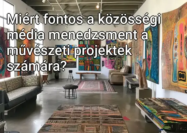 Miért fontos a közösségi média menedzsment a művészeti projektek számára?