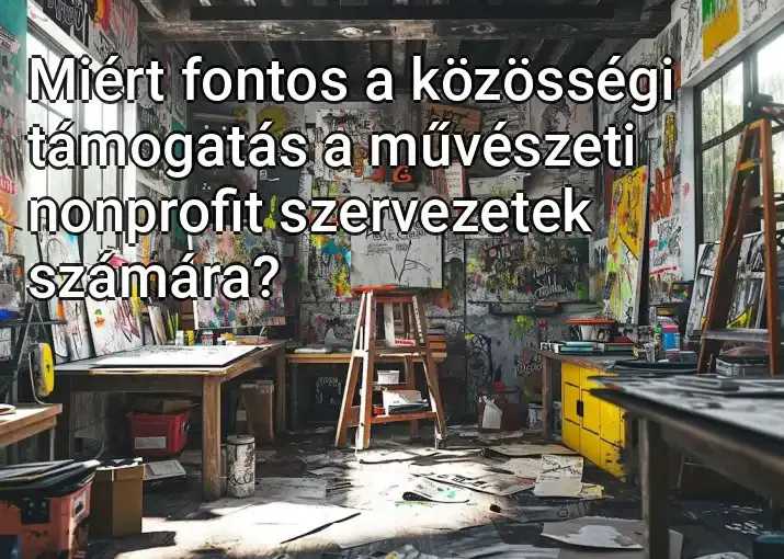 Miért fontos a közösségi támogatás a művészeti nonprofit szervezetek számára?