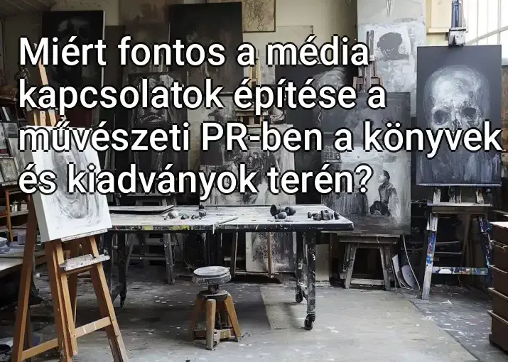 Miért fontos a média kapcsolatok építése a művészeti PR-ben a könyvek és kiadványok terén?