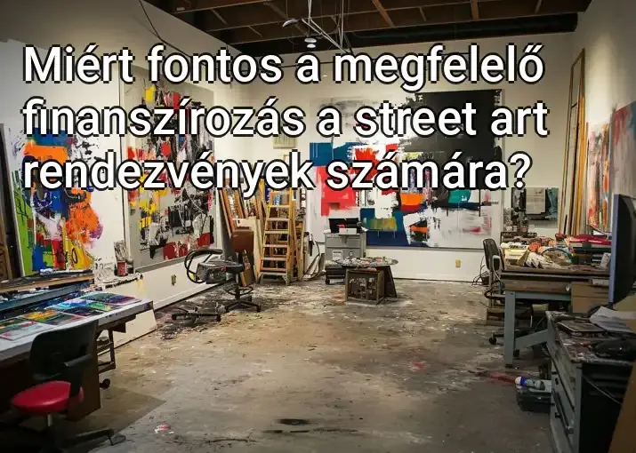 Miért fontos a megfelelő finanszírozás a street art rendezvények számára?