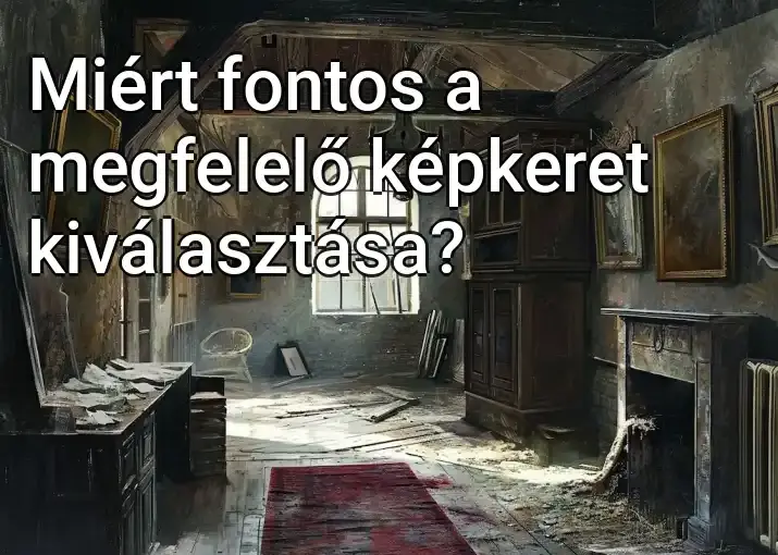 Miért fontos a megfelelő képkeret kiválasztása?