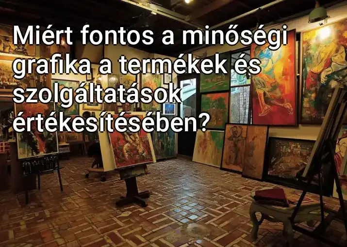 Miért fontos a minőségi grafika a termékek és szolgáltatások értékesítésében?