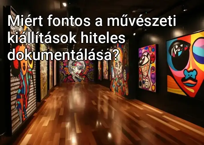 Miért fontos a művészeti kiállítások hiteles dokumentálása?